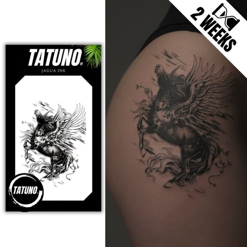 Tatuaż jagua półtrwały gniew Pegaza