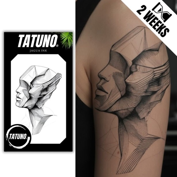 Tatuaż jagua półtrwały cyfrowa dusza – artystyczna forma kobiety