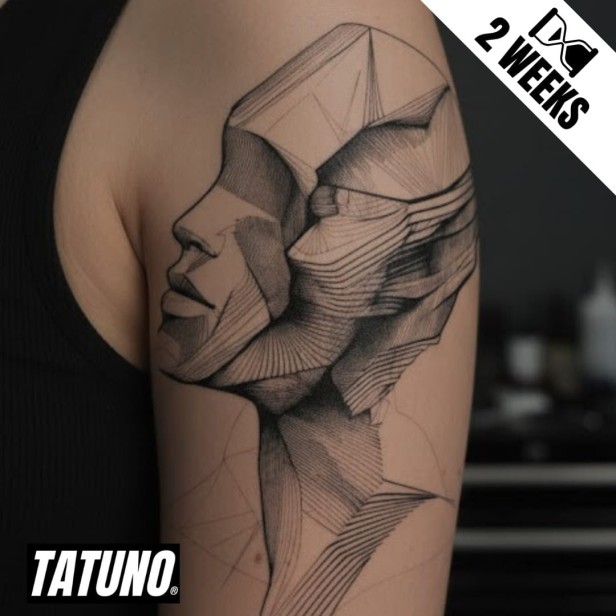 Tatuaż jagua półtrwały cyfrowa dusza – artystyczna forma kobiety