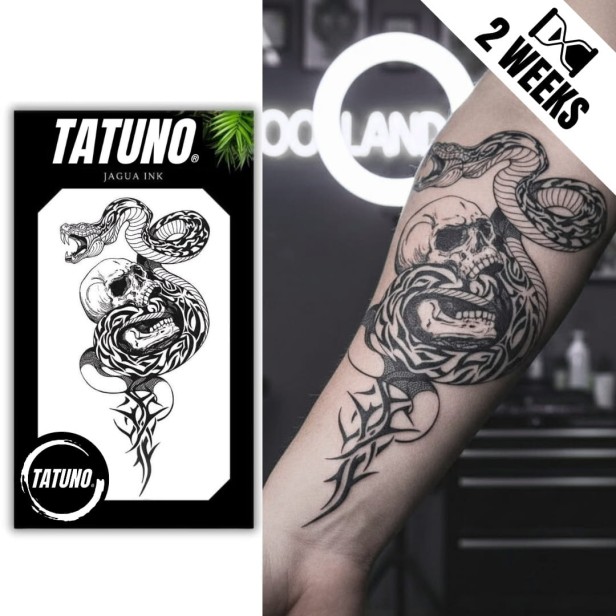Tatuaż jagua półtrwały wężowy szept śmierci
