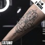 Tatuaż jagua półtrwały lotosowa hamsa