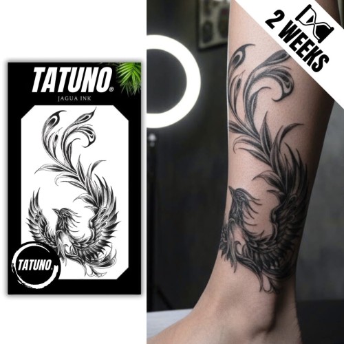 Tatuaż jagua półtrwały feniks odrodzenie
