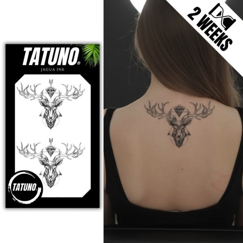 Tatuaż jagua półtrwały jelenie oko