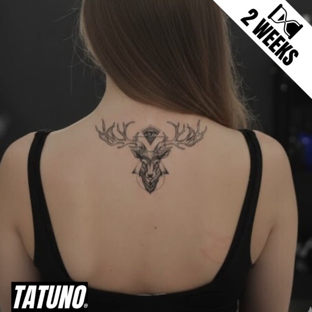 Tatuaż jagua półtrwały jelenie oko