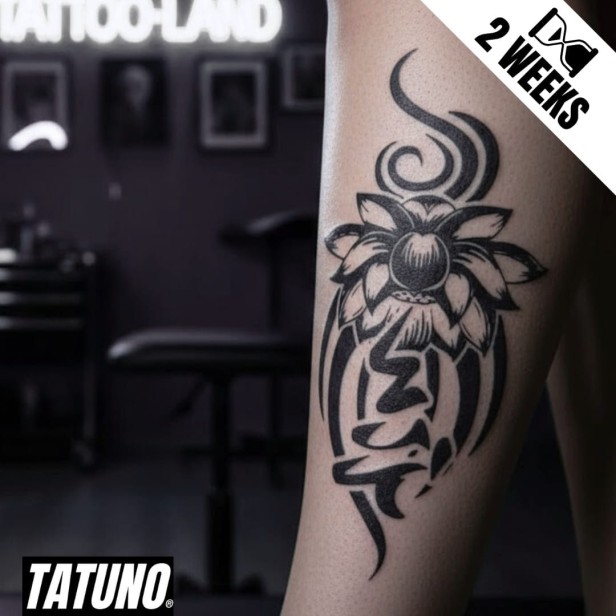 Tatuaż jagua półtrwały tygrysia orchidea