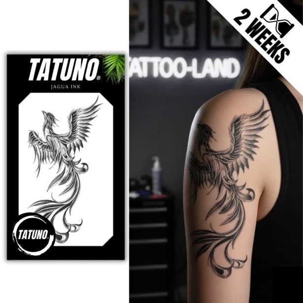 Tatuaż jagua półtrwały feniks