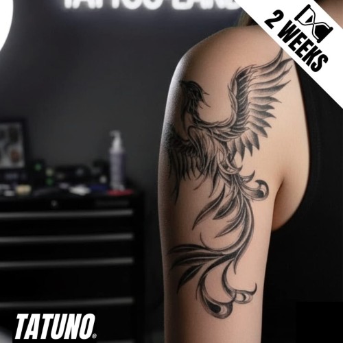Tatuaż jagua półtrwały feniks