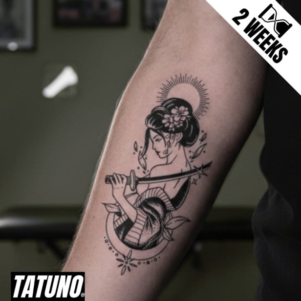 Tatuaż jagua półtrwały sanurajska muza