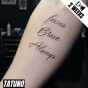 Tatuaż jagua półtrwały focus brave always