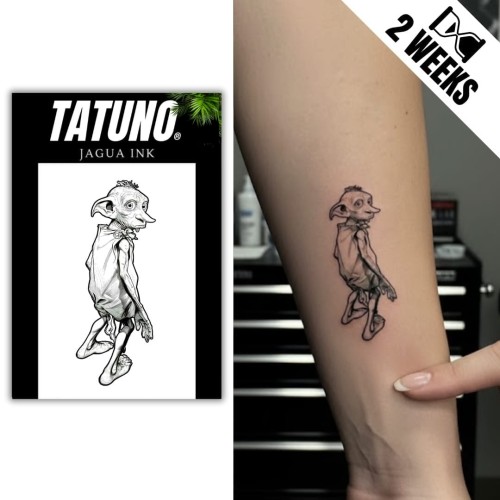 Tatuaż jagua półtrwały zgredek skrzat