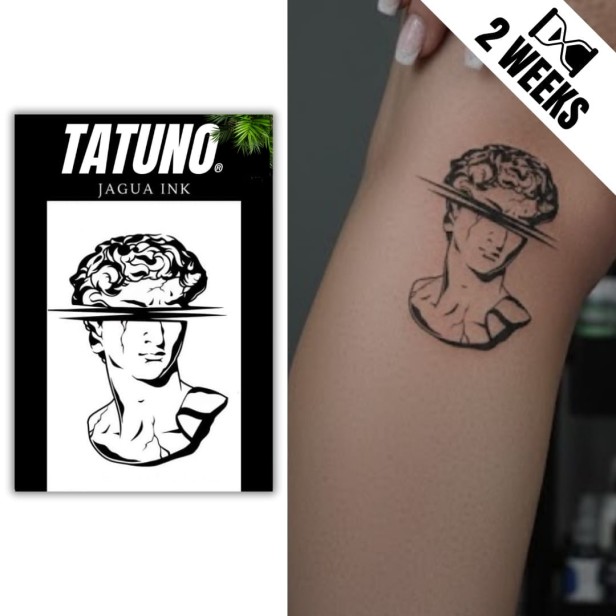 Tatuaż jagua półtrwały Dawid w kryzysie