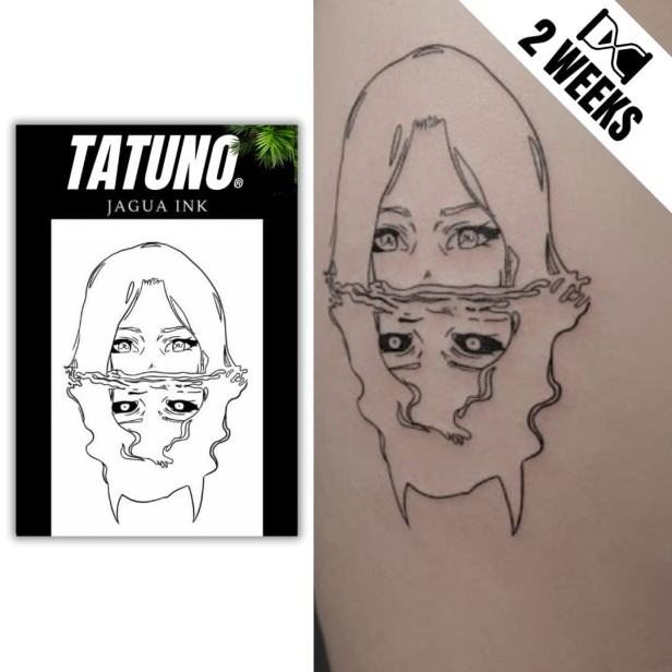 Tatuaż jagua półtrwały czasem odbicie wie więcej