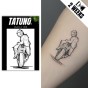 Tatuaż jagua półtrwały motocyklista