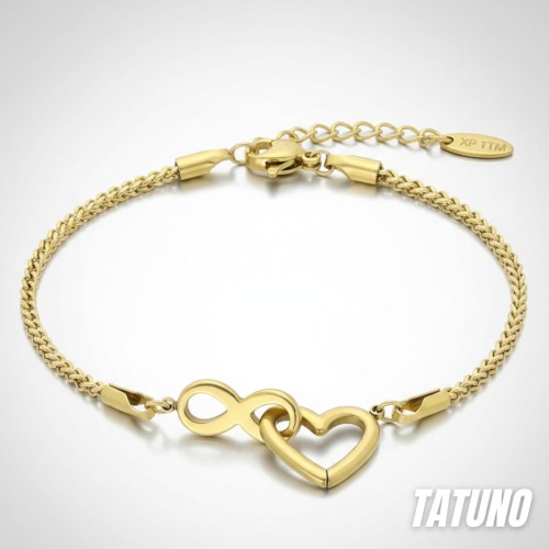 Bransoletka serce znak nieskończoności (id: 2069)