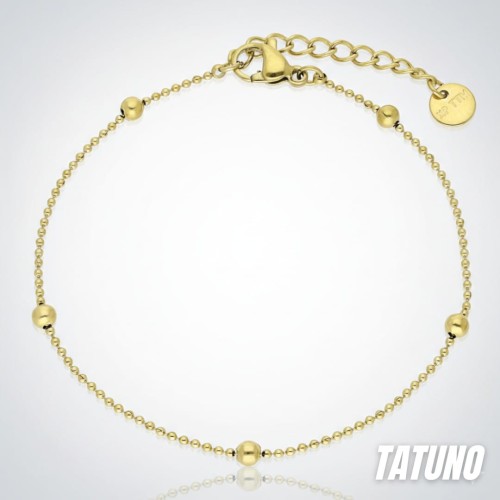 Bransoletka ze stali chirurgicznej kulkami (id: 2074)