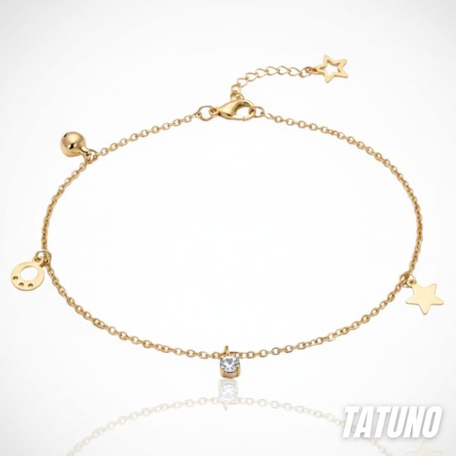 Bransoletka celebrytka na kostkę ze stali chirurgicznej (id: 16181)