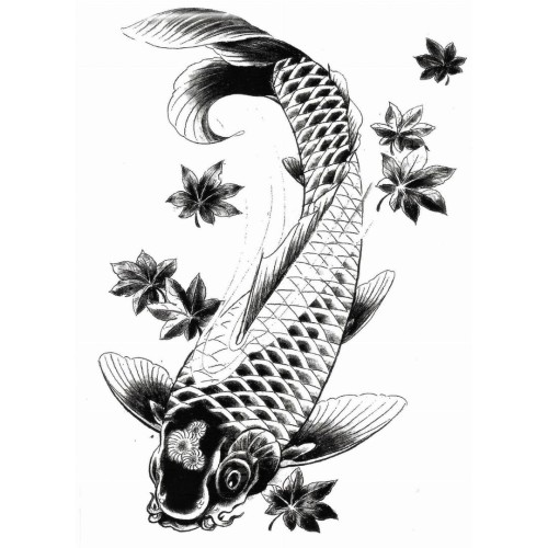 Tatuaż zmywalny ryba