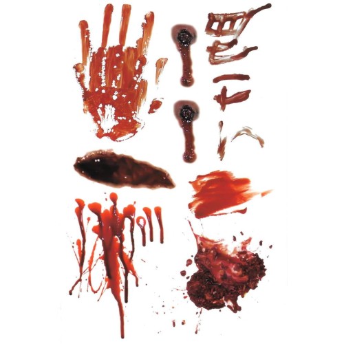 Duży tatuaż na halloween krew