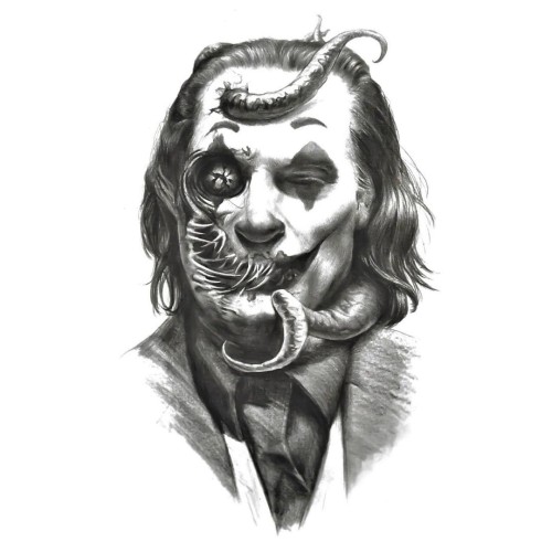 Tatuaż straszny joker