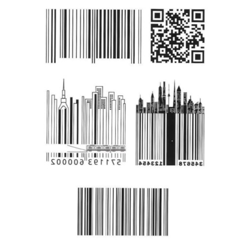 Tatuaż tymczasowy kody kreskowe